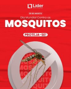 20 de Agosto - Dia Mundial Contra os Mosquitos. Proteja-se com a Líder Dedetizadora!