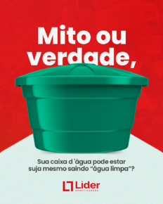 Muitas pessoas acreditam que, se a água que sai da torneira está transparente, a caixa d’água está limpa. Mas isso é um mito.